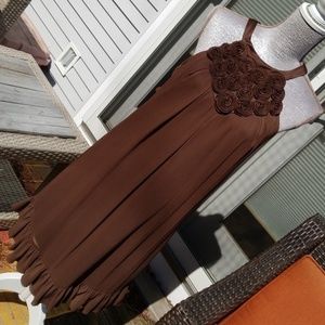 Max and Cleo Brown Dress